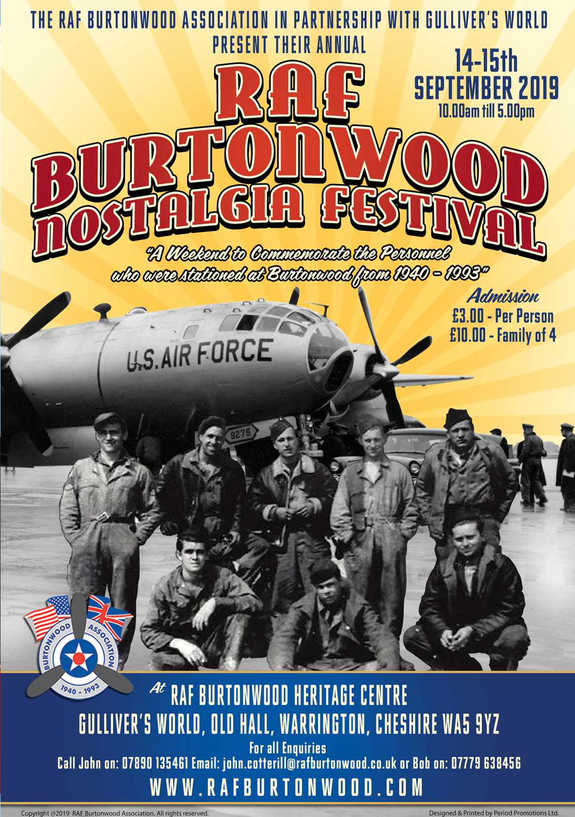 RAF BURTONWOOD NOSTALGIA FESTIVAL 2019