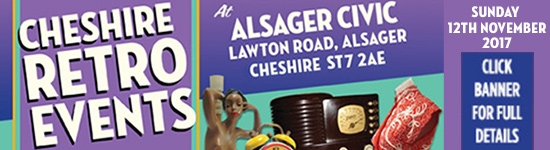 CHESHIRE RETRO EVENTS AT ALSAGER CIVIC HALL