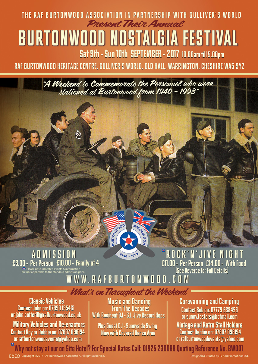RAF BURTONWOOD NOSTALGIA FESTIVAL 2017
